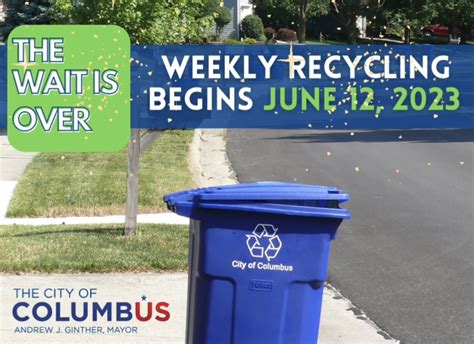 collection day columbus ohio|City of Columbus to Begin Weekly Residential Recycling .